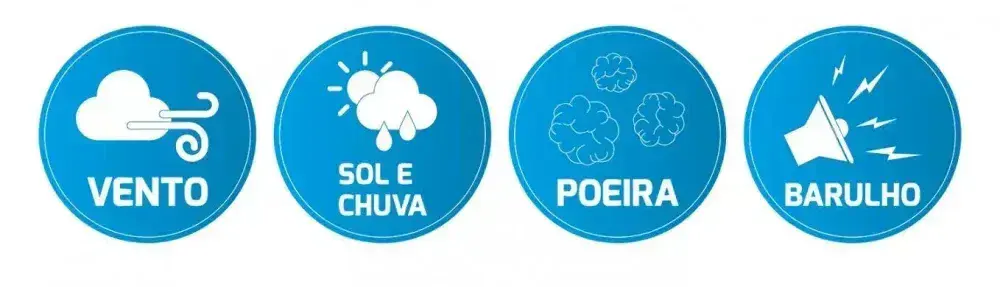 Veda porta adesivado com escova pvc branca 80CM Kala — fotografia 6