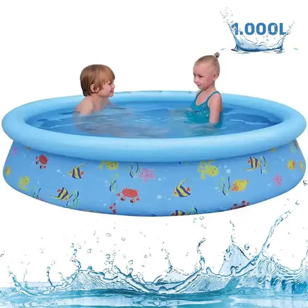 Piscina Inflável Redonda 1.000 Litros 168m x 51cm Azul Bel — fotografia 4