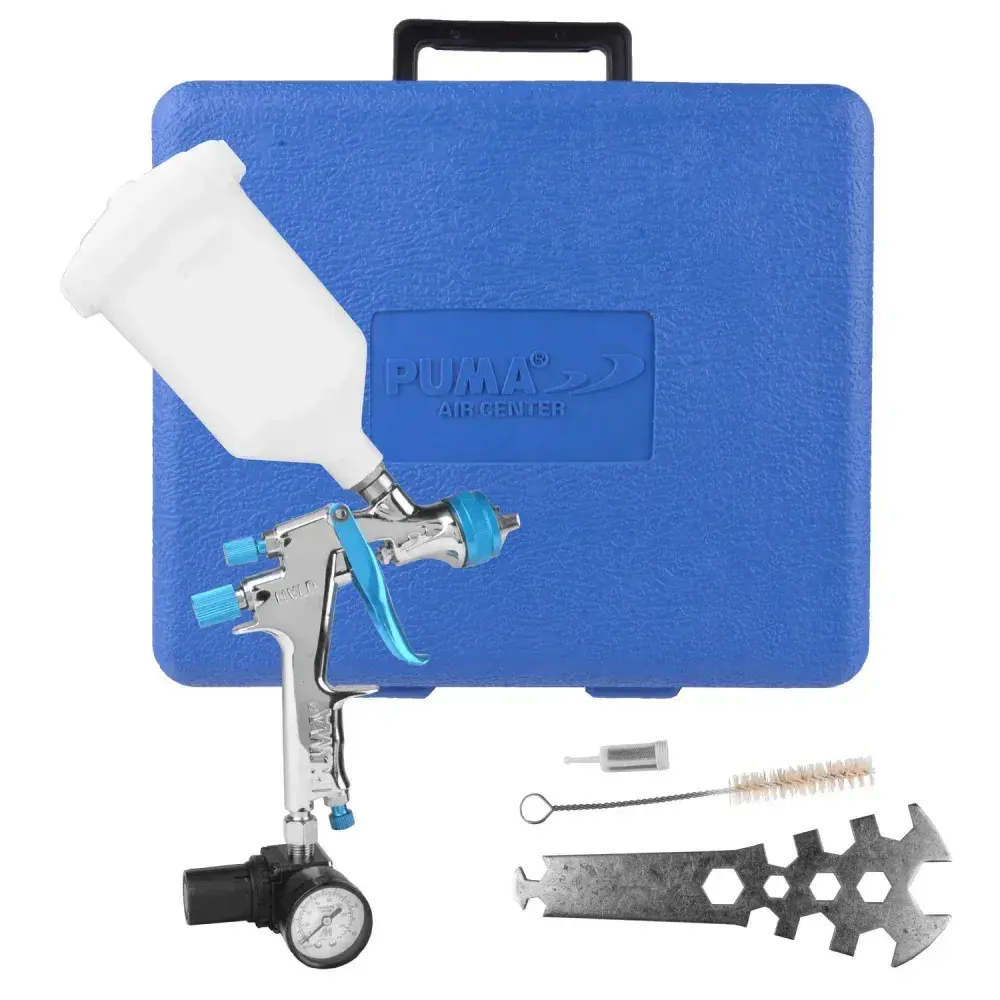 Pistola de pintura pneumática hvlp 1,4MM AS007G 14 Puma — fotografia de referência