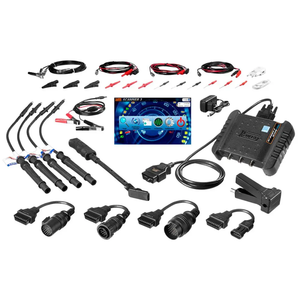 Scanner 3 scope pro p/ diag. inj. eletr. Raven — fotografia 2