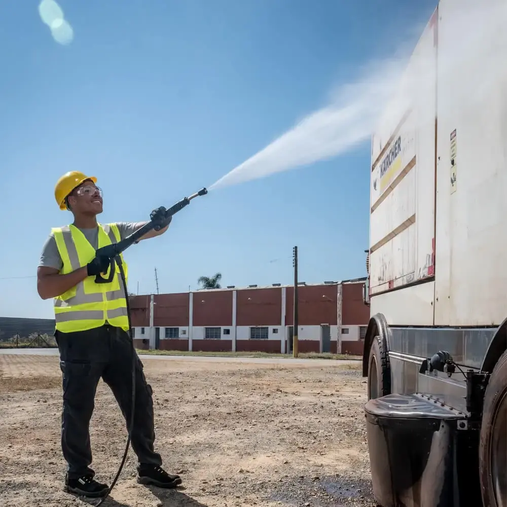 Lavadora de alta pressão HD 12/15 5500W trifásico Karcher — fotografia 6