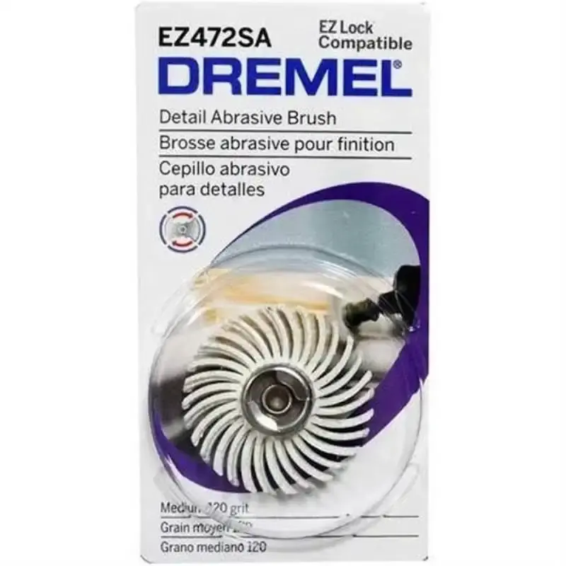 Ez lock disco de nylon grana 120 3/8 POL 2615E472AA000 EZ472 Dremel — fotografia 4