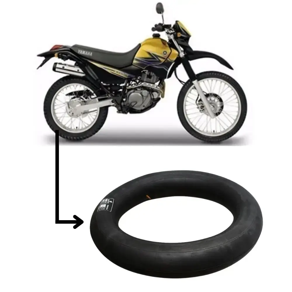 Kit 10 câmaras de ar para pneu aro 18 para moto tornado e XT255 Bremen — fotografia 5