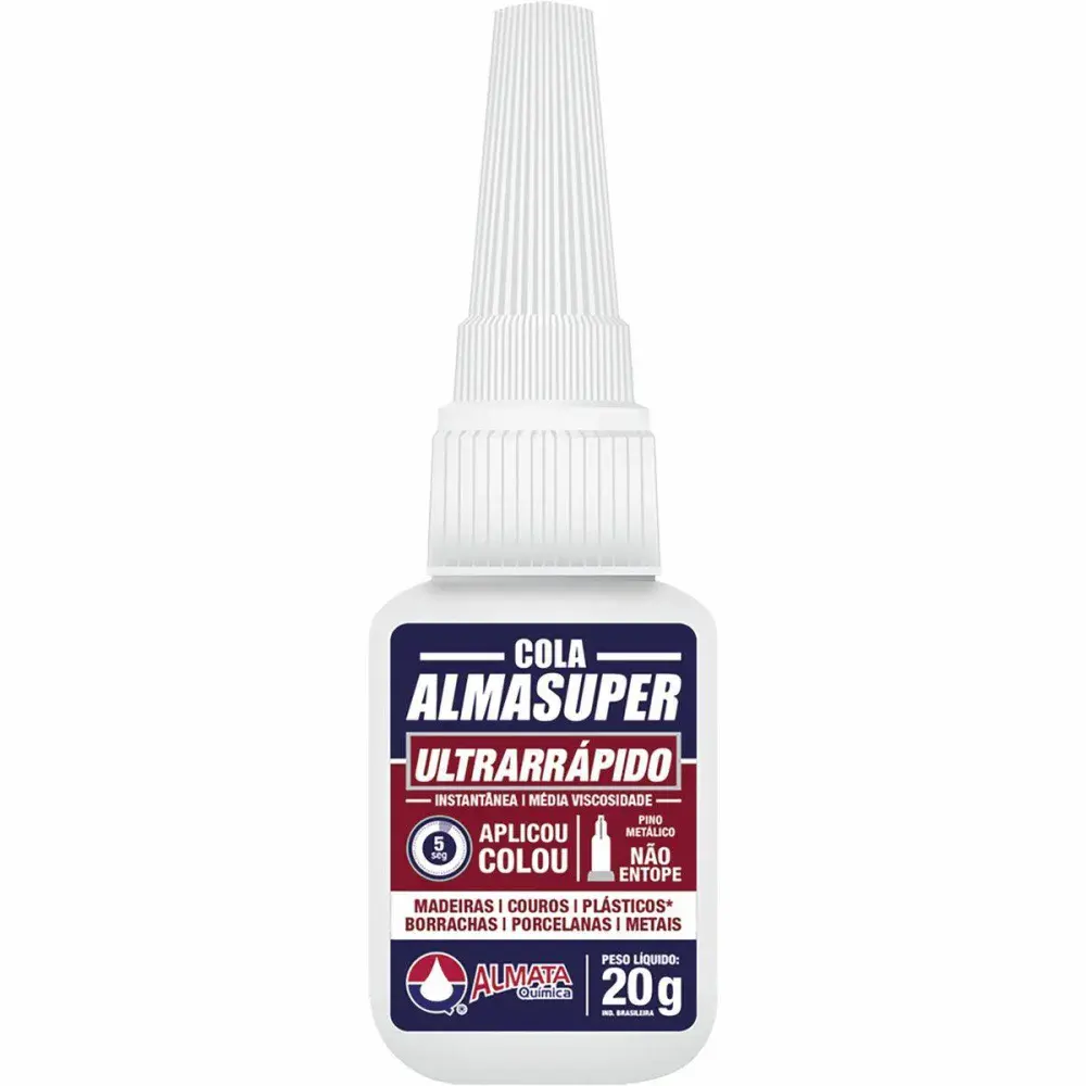Adesivo instantâneo precisão 20G Almata