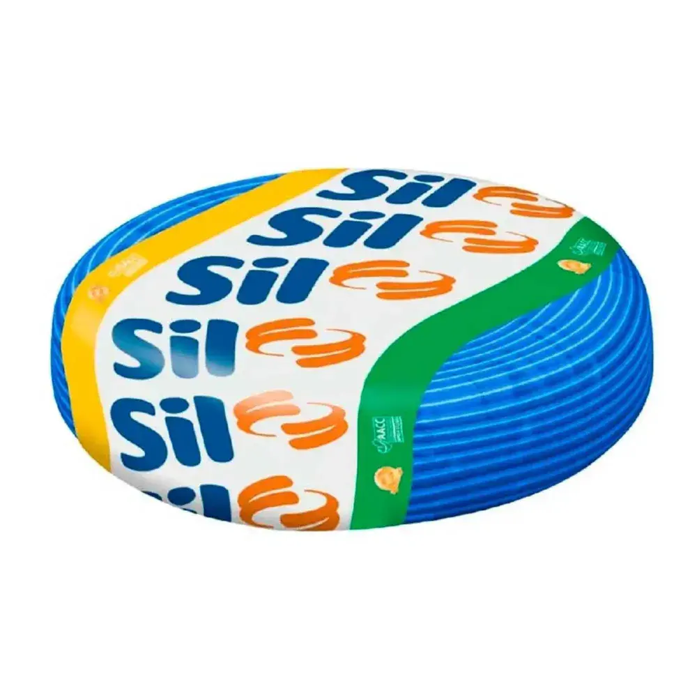Cabinho flexível 10MM azul 750V 100 metros Sil