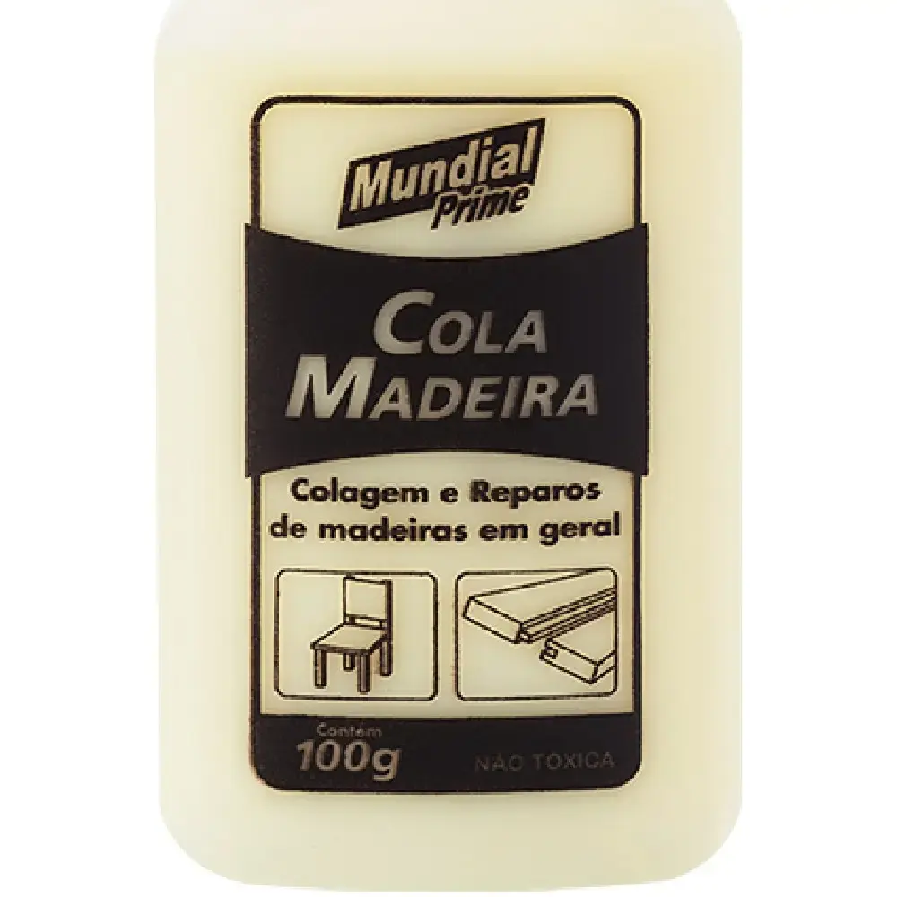 Cola para Madeira 100 g com 10 Unidades MUNDIAL PRIME — fotografia 4