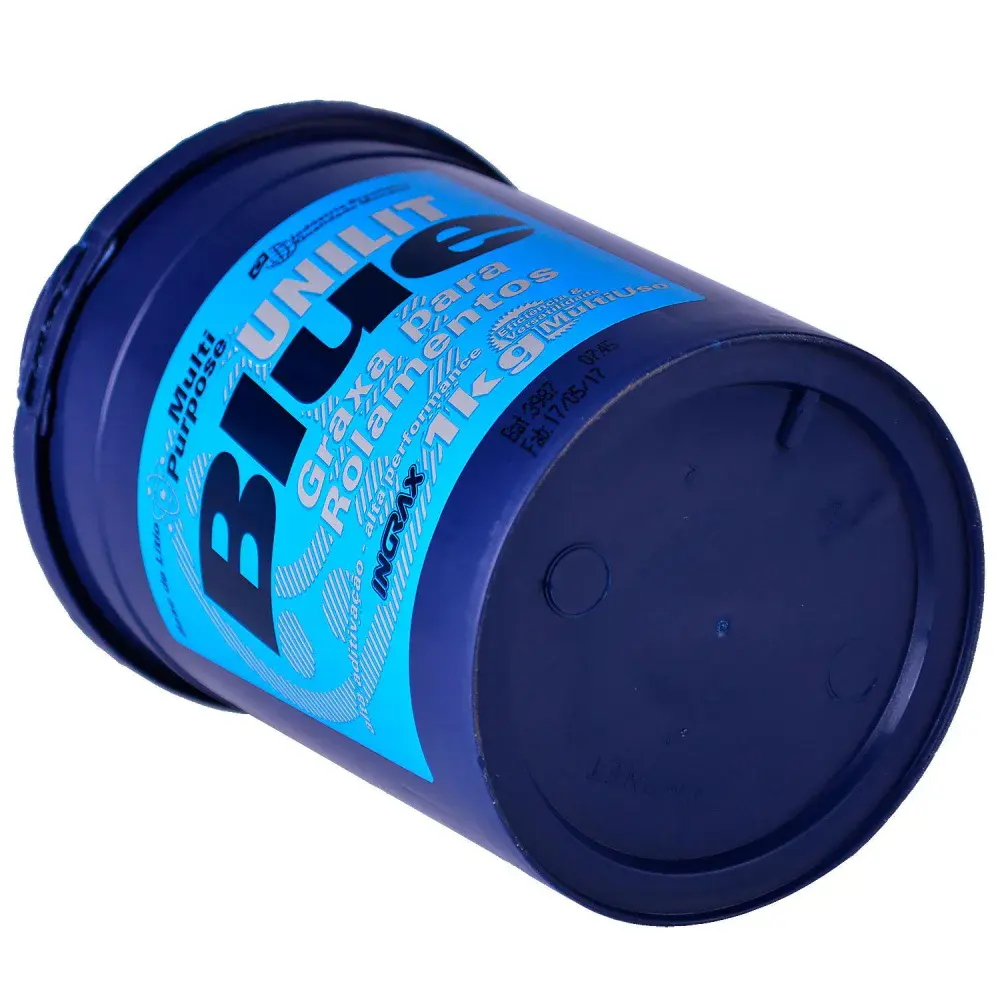 Graxa azul para rolamentos e mancais unilit BLUE-2 1KG Ingrax — fotografia 5
