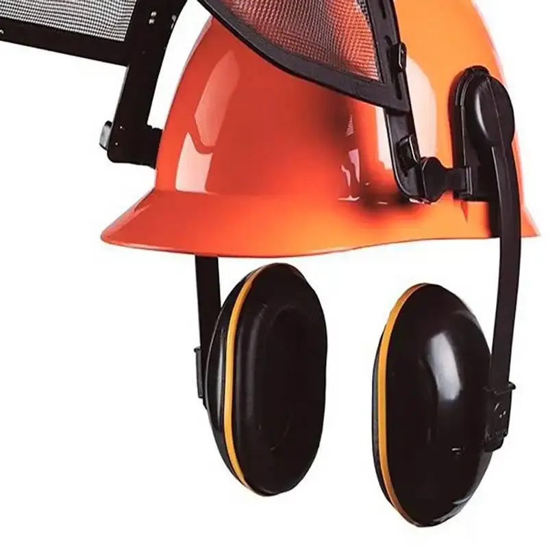 Kit roçador completo capacete protetor auricular e protetor facial camper — fotografia 3