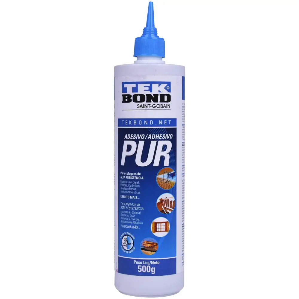 Adesivo para colagem de madeira pur 500GR Tekbond — fotografia de referência