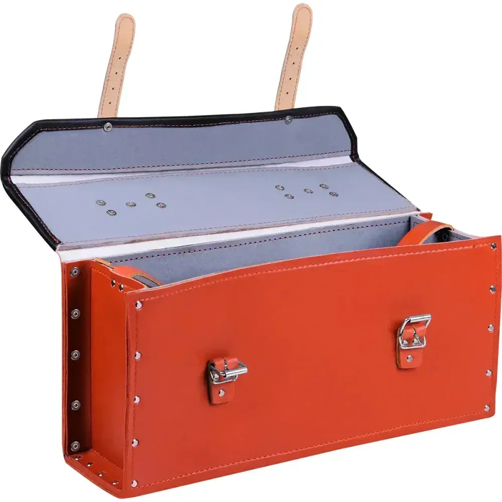 Maleta para ferramentas em couro 450X250X140MM Worker — fotografia 7