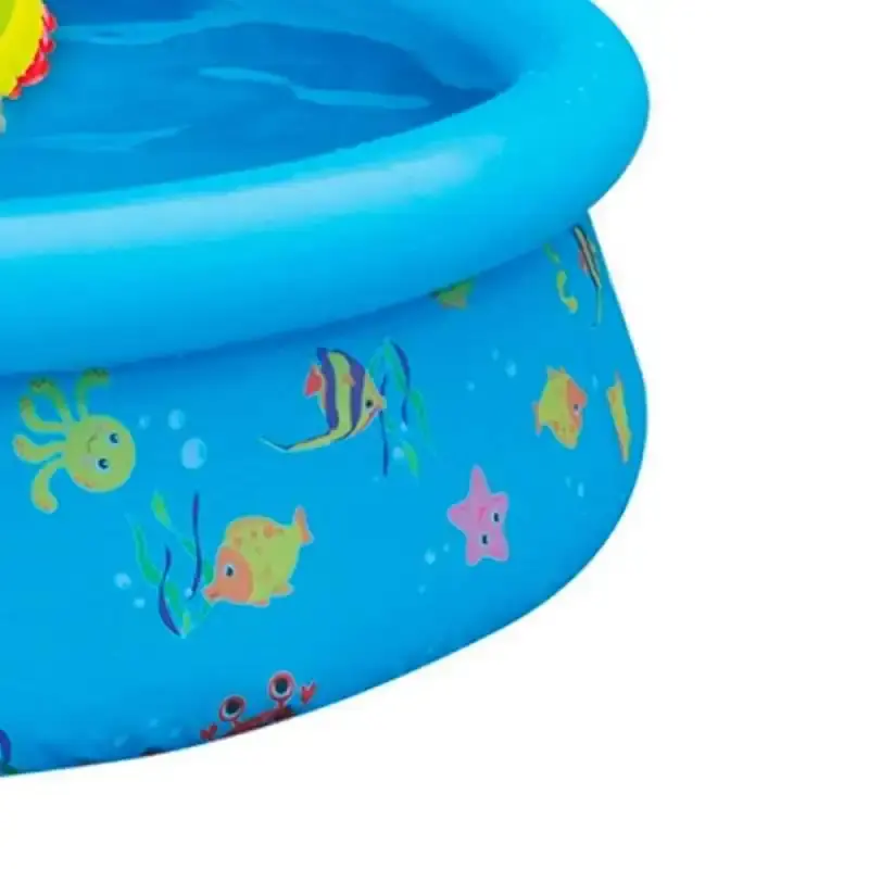 Piscina inflável infantil estampada 500 litros 150 x 38 CM 50033 BEL + bomba — fotografia 2