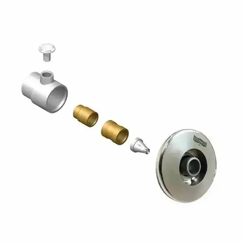 Dispositivo de hidromassagem em aço inox para piscinas kit 6 peças Sodramar — fotografia 3