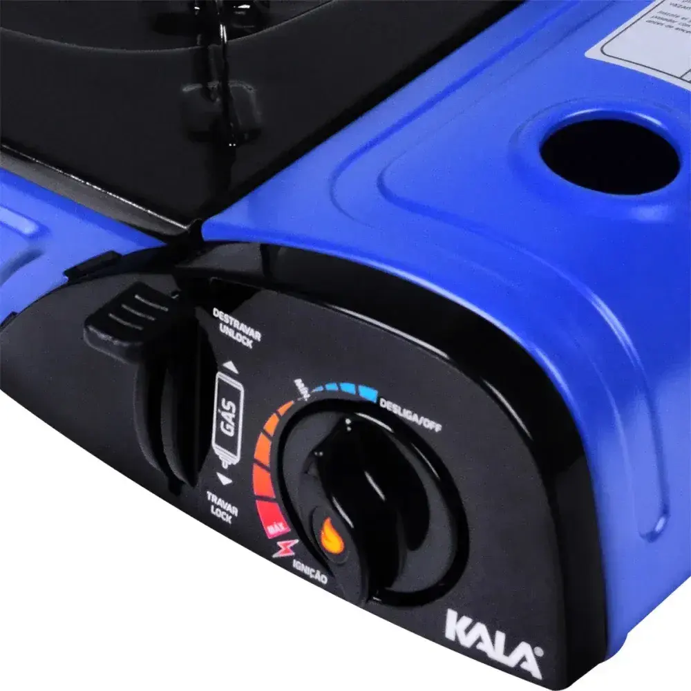 Fogareiro compact azul a gás Kala — fotografia 12