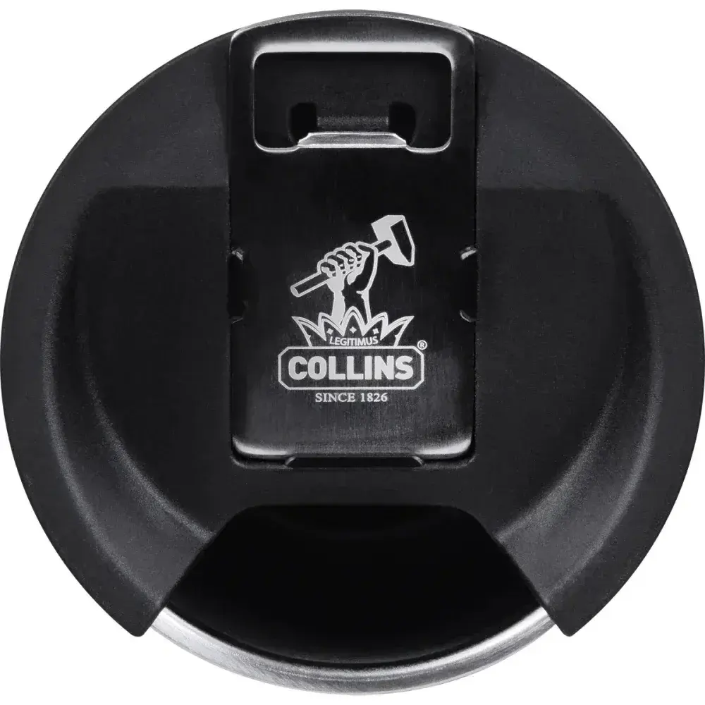 Copo térmico com tampa em aço inoxidável preto 473ML Collins — fotografia 9