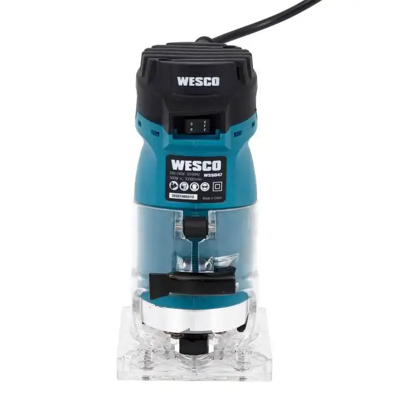 Tupia laminadora 6 MM 500W com 2 pinças WS5047 Wesco 110 V — fotografia de referência