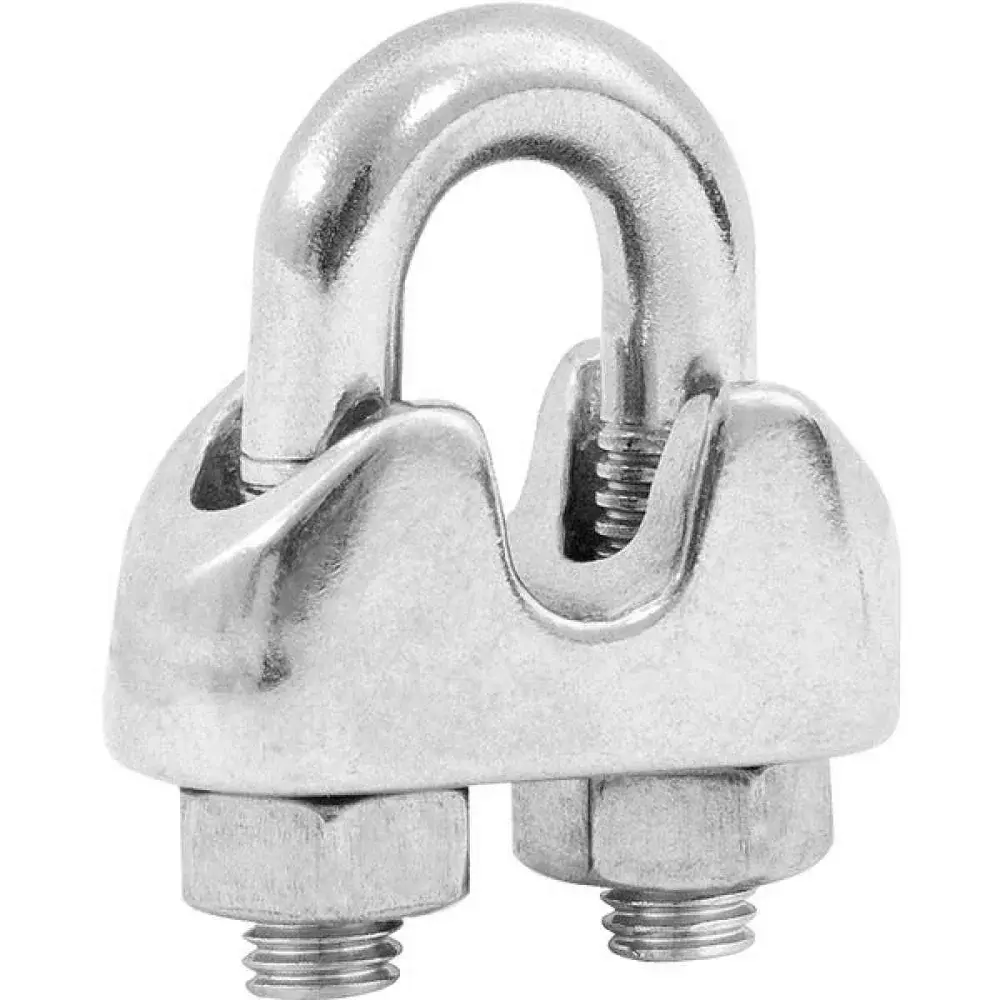 Grampo cabo de aço 1/8 inox Acerosid