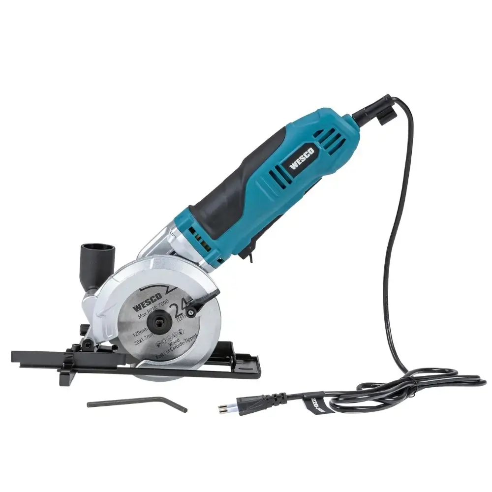 Serra circular compacta 750W 120MM 110V WS3454.1 Wesco 110 V — fotografia 2