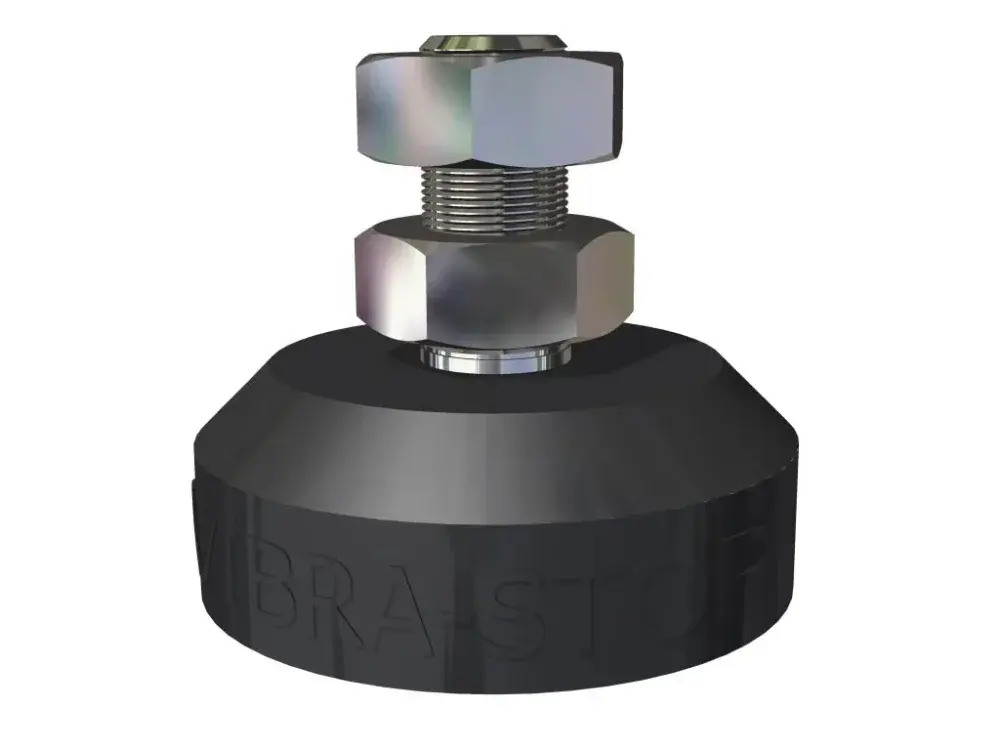 Amortecedor de borracha 1/4” V.S.01 vibra stop — fotografia de referência