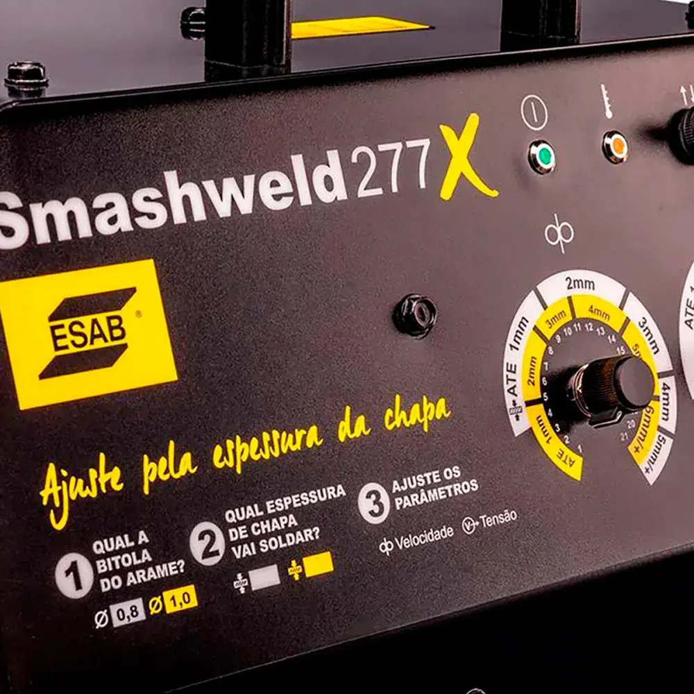 Fonte de solda smashweld 277X 250A 220/380V Esab — fotografia 5