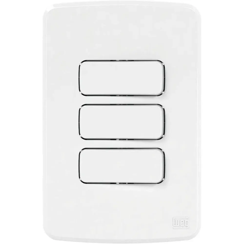 Interruptor 3TS linha composé 4X2 branco 10A da WEG — fotografia de referência