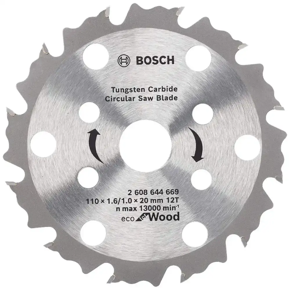 Disco de Serra Circular Coolteq 110 x 20 MM 12 Dentes BOSCH — fotografia de referência