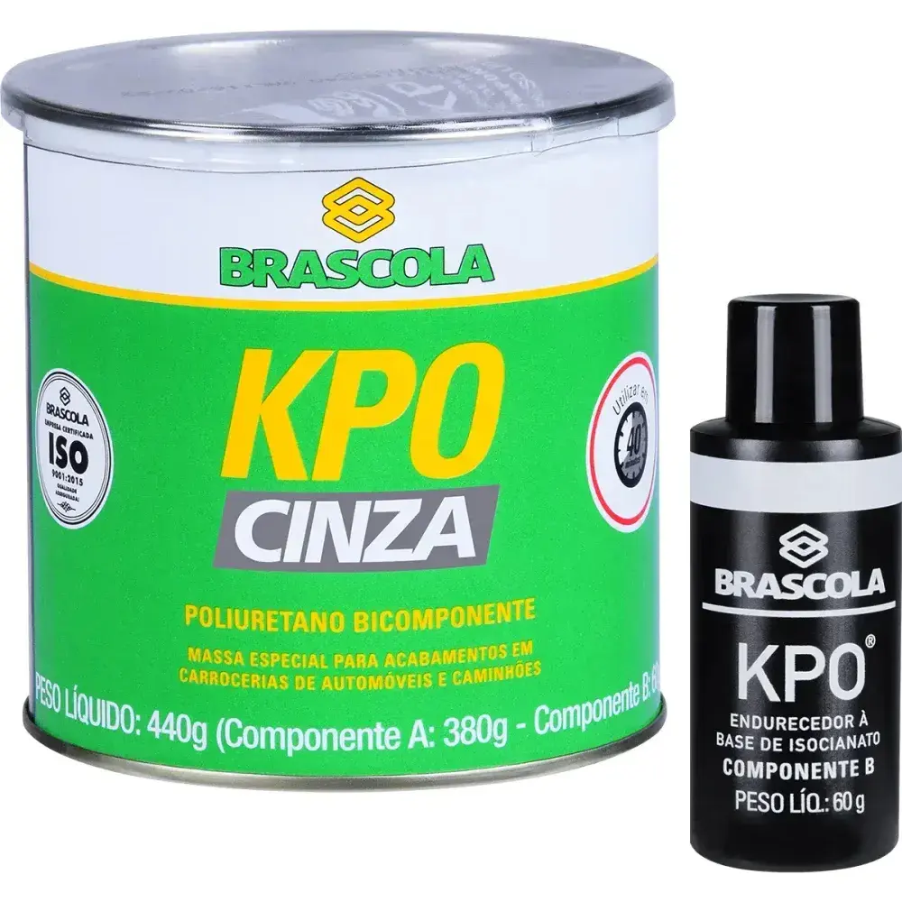 Brascoved poliuretano bicomponente cinza 440G Brascola — fotografia 6