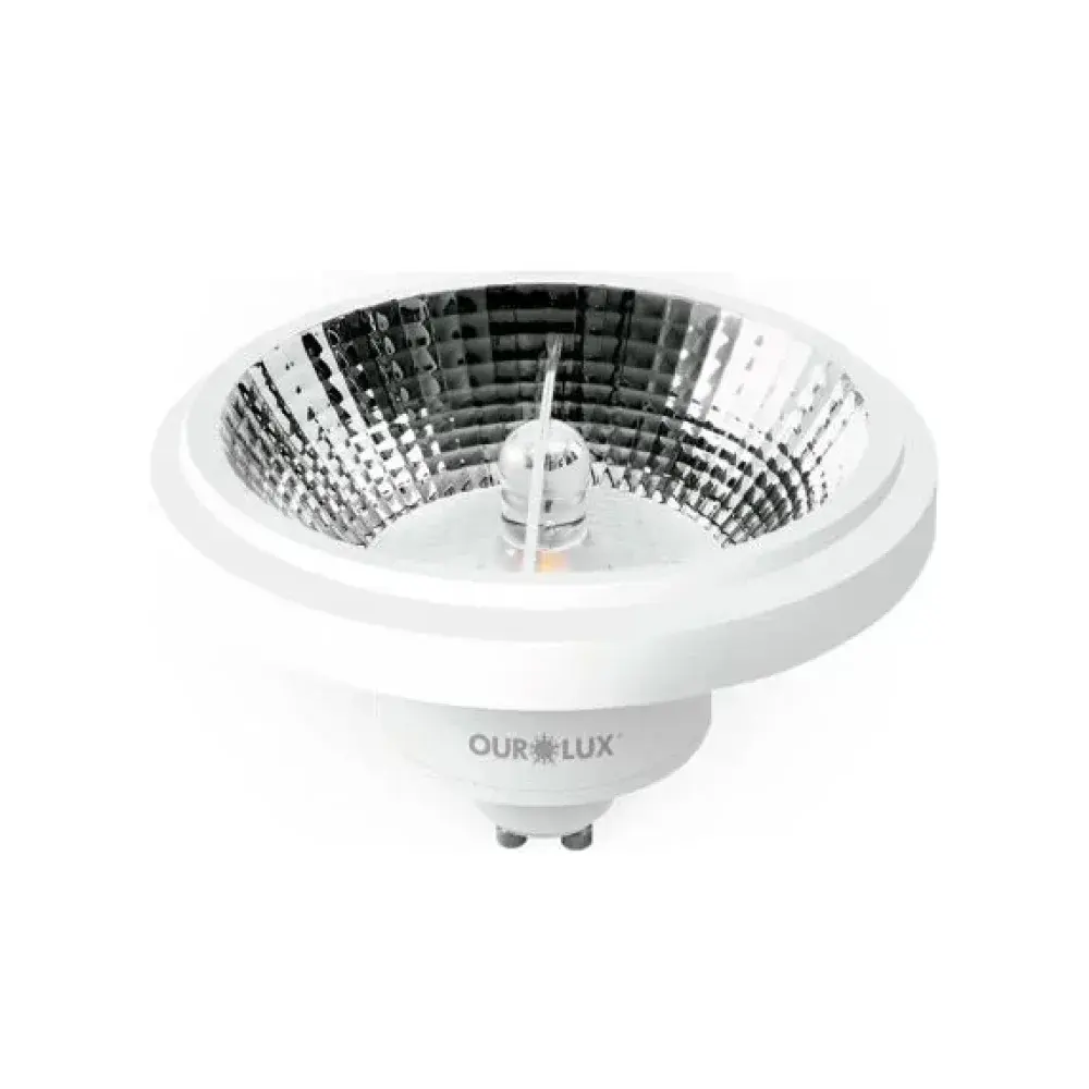 Lâmpada led AR111 dimerizável 12W bivolt Ourolux — fotografia de referência