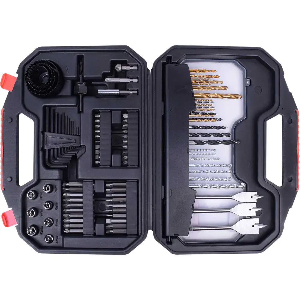 Kit para parafusar e furar A7187-XJ 100 peças black&decker — fotografia 3