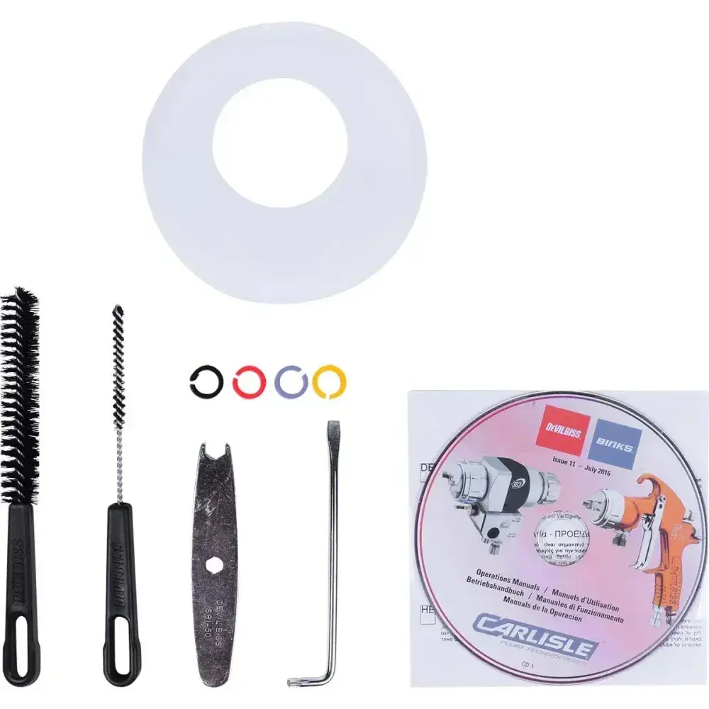 Pistola para pintura de pressão retoque 1,0MM 29PSI Devilbiss — fotografia 4