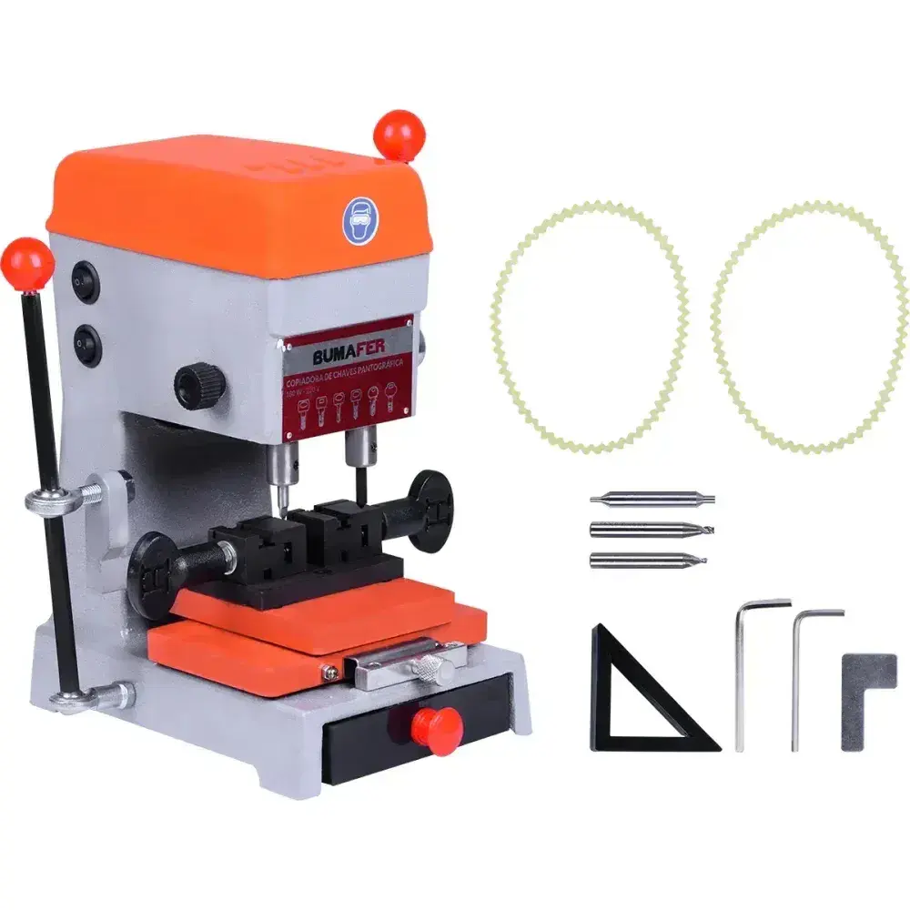 Máquina copiadora de chaves pantográfica 180W 220V Bumafer — fotografia 6