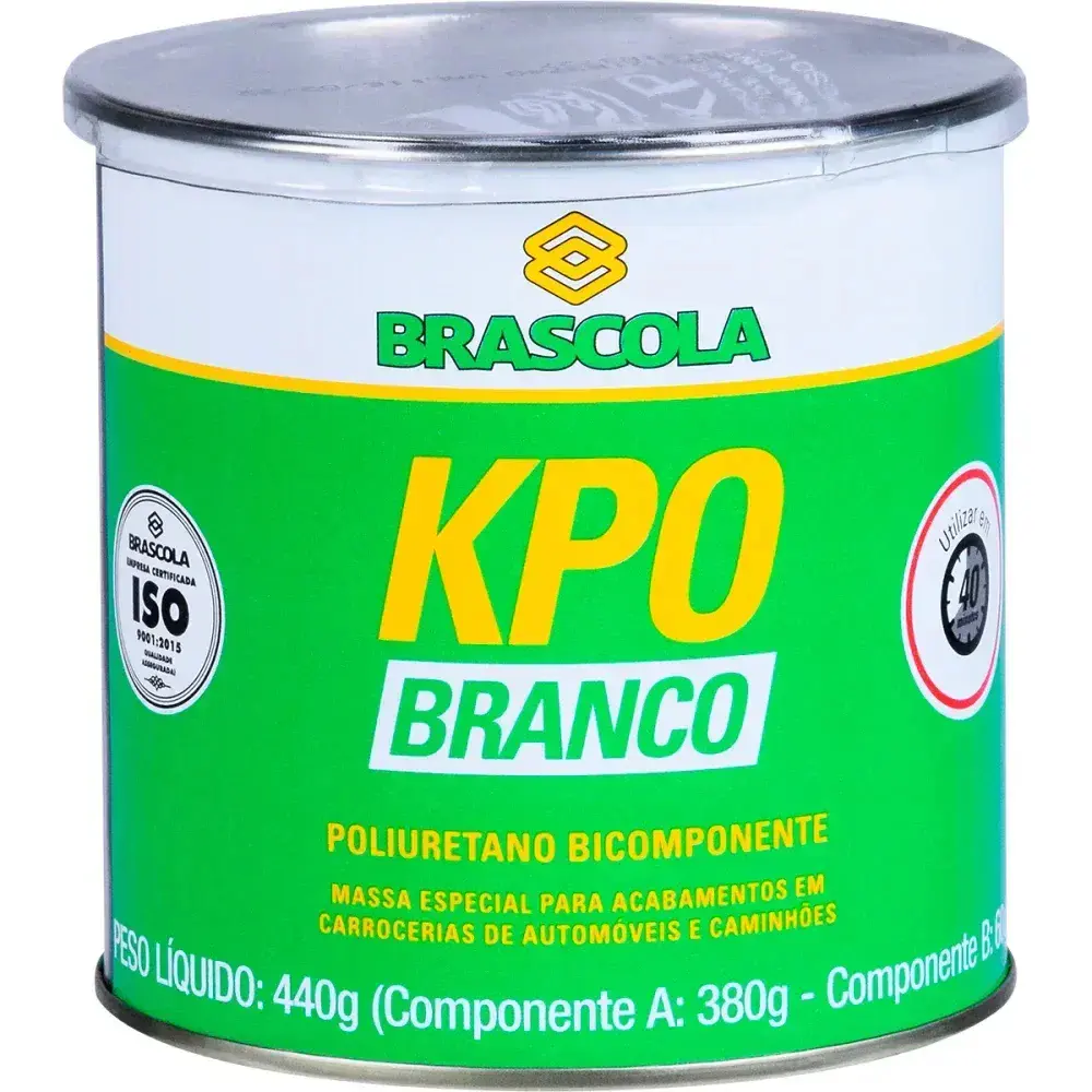 Brascoved kpo poliuretano bicomponente 440G - branco Brascola — fotografia 7