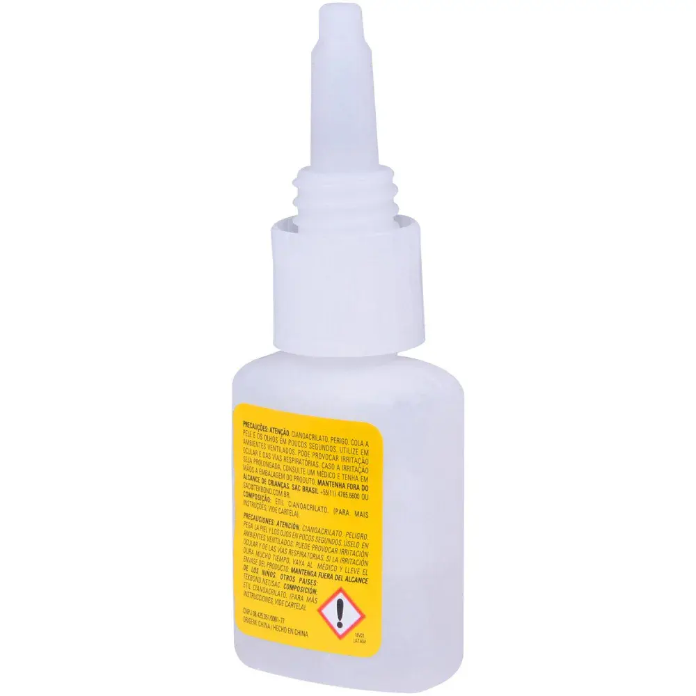 Adesivo instantâneo blister 5GR supercola Tekbond — fotografia 3