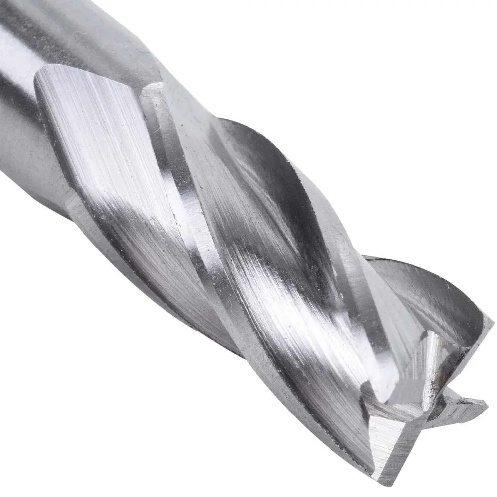 Fresa de topo reto aço rápido 3/8” haste 3/8” Worker — fotografia 5