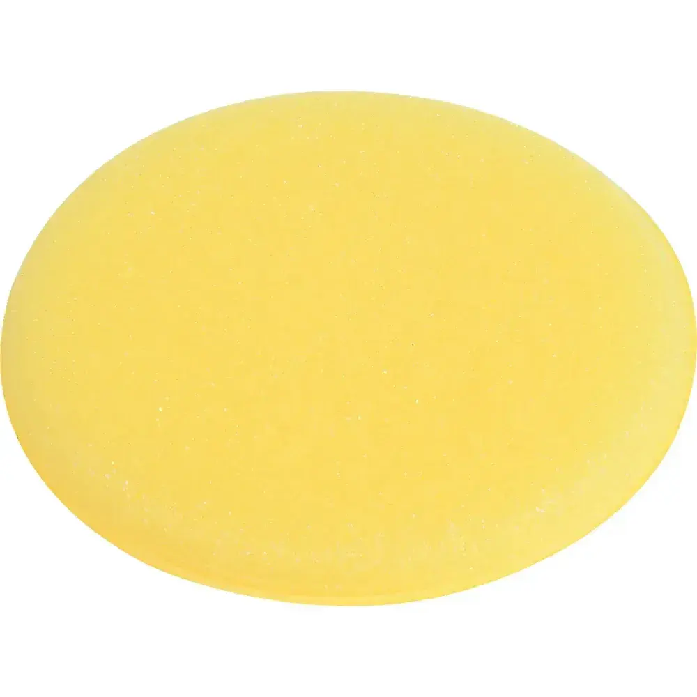 Aplicador de cera automotiva espuma amarela 120MM Worker — fotografia 7