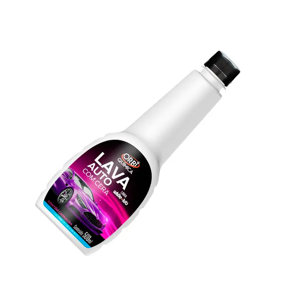 Detergente neutro 500ML lava auto com cera automotiva 8903 Orbi — fotografia 4