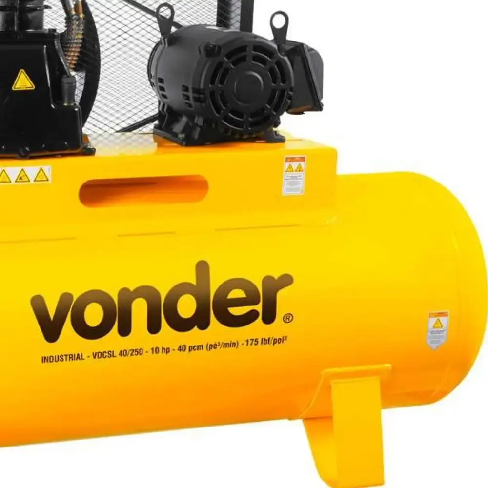 Compressor de ar VDCSL-40/250 10,0CV trifásico 380 v / 660 v Vonder — fotografia 4