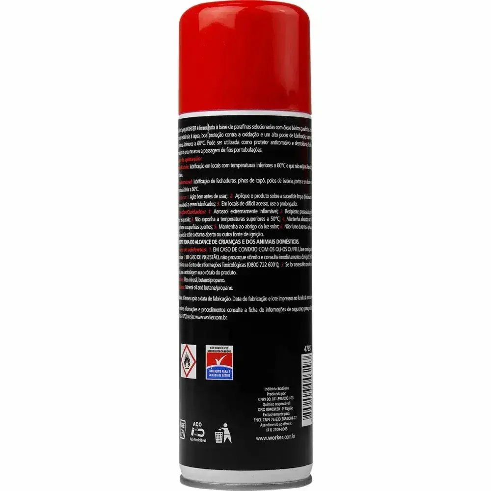 Vaselina spray 300ML/ 200G 47651 Worker — fotografia 5