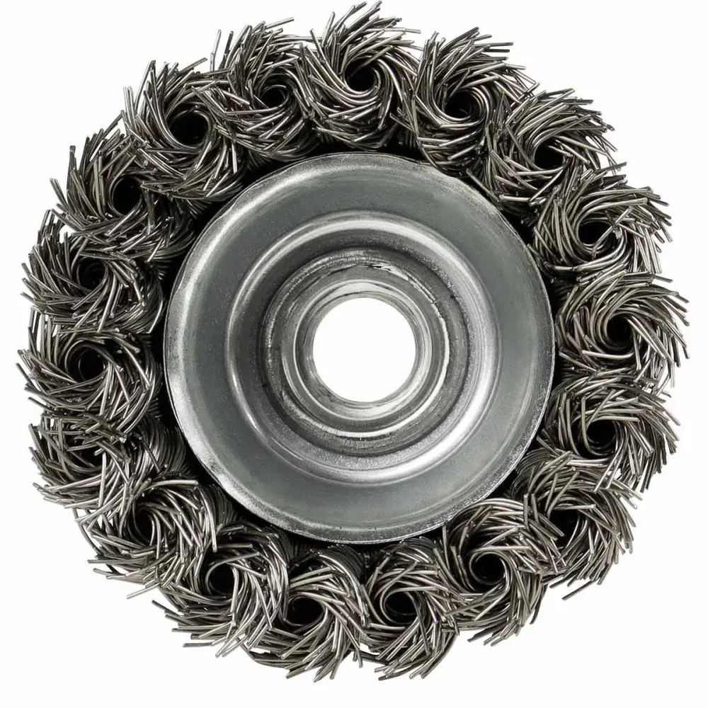 Escova copo em aço inox 4 101,60MM Worker — fotografia 4