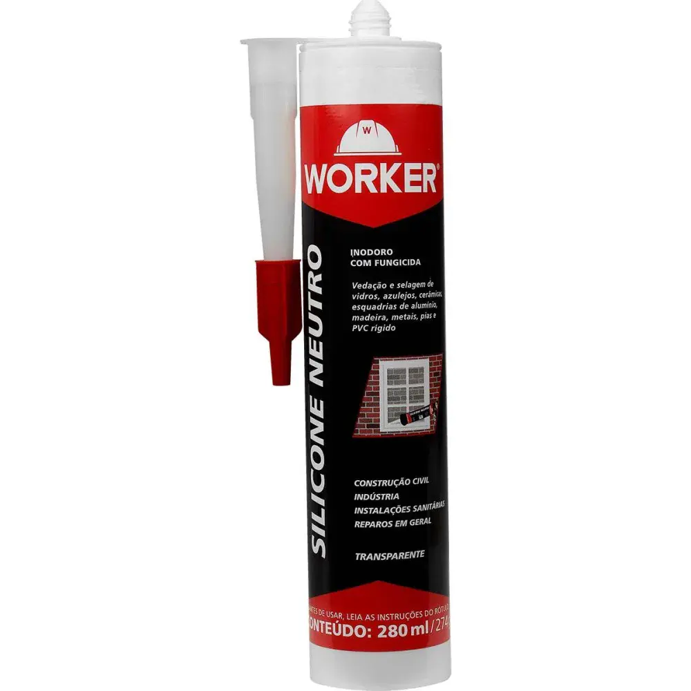 Silicone neutro transparente 280ML 274G Worker