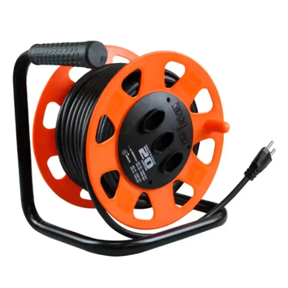 Extensão elétrica cabo pp 2X2,50MM 20M laranja Daneva — fotografia 3