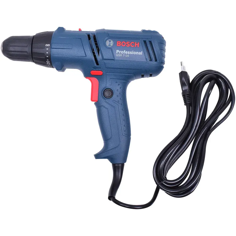 Parafusadeira e furadeira elétrica GSR7-14E 400W 127V Bosch — fotografia de referência