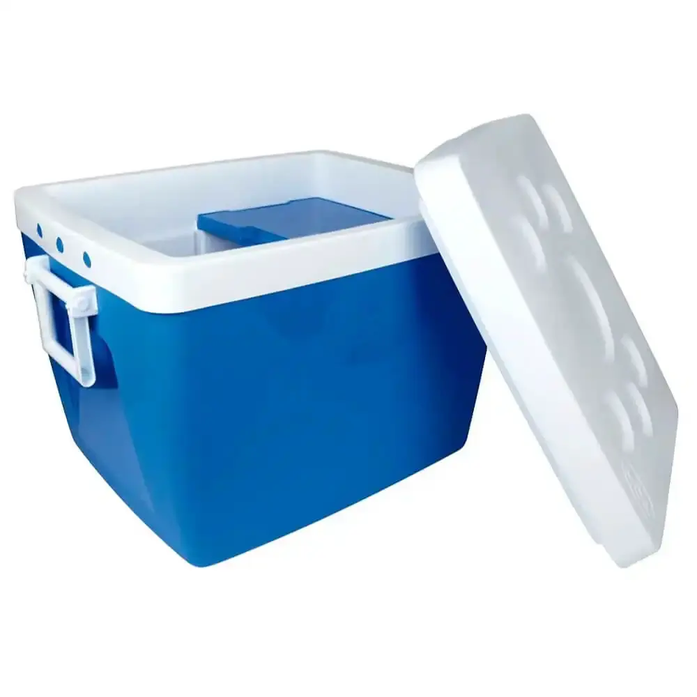 Caixa térmica 75 litros azul Mor — fotografia 6
