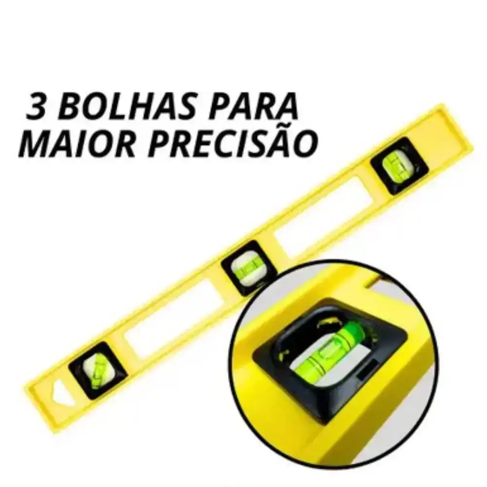 Nível 3 bolhas e régua 20 polegadas 50 CM HT-20 Western — fotografia 3
