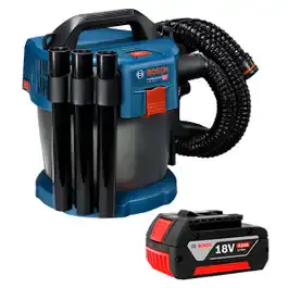 Aspirador de pó e líquido 10L 18V-10 com bateria 4,0AH Bosch — fotografia 2