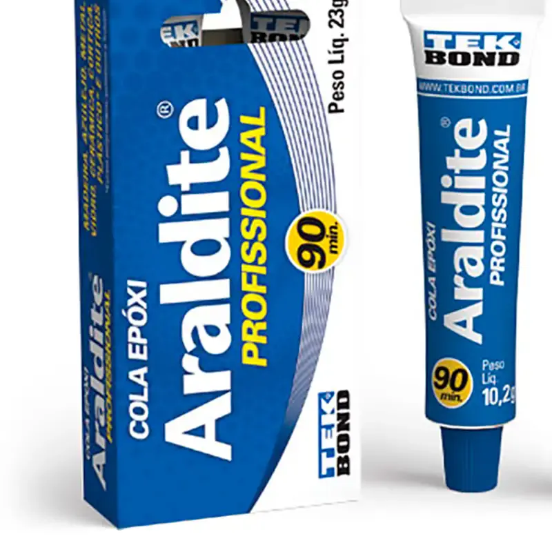 Cola araldite profissional 90 minutos 23 GR 10808501100 tekbond TEK Bond — fotografia 3