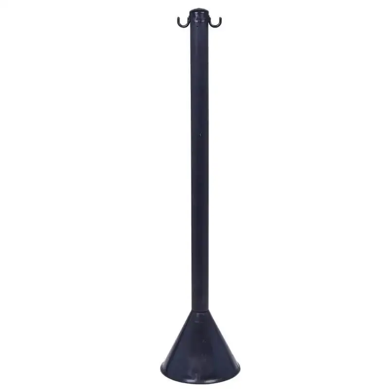 Pedestal plástico para corrente 90 CM preto Plastcor — fotografia de referência