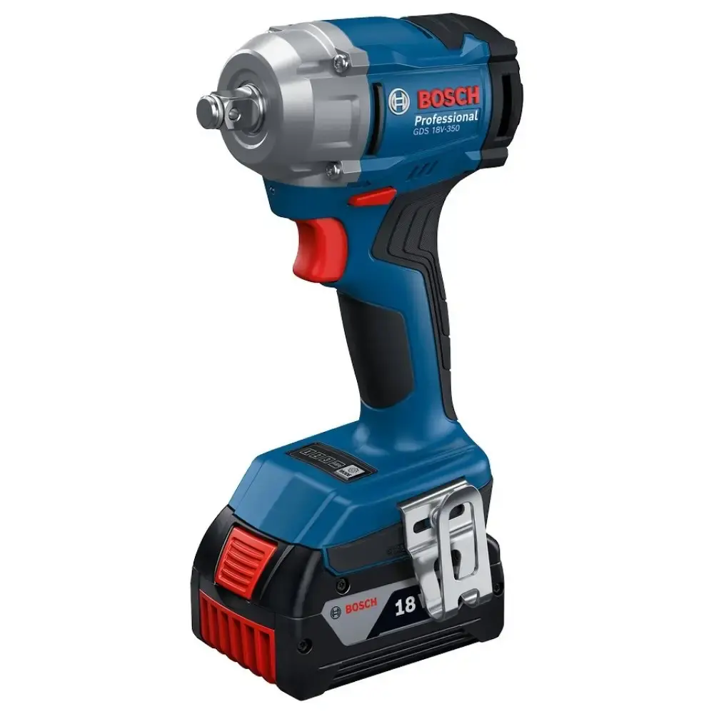 Chave de impacto 18V 1/2POL 350NM GDS 18V-350 brushless com 2 baterias e maleta Bosch — fotografia 2