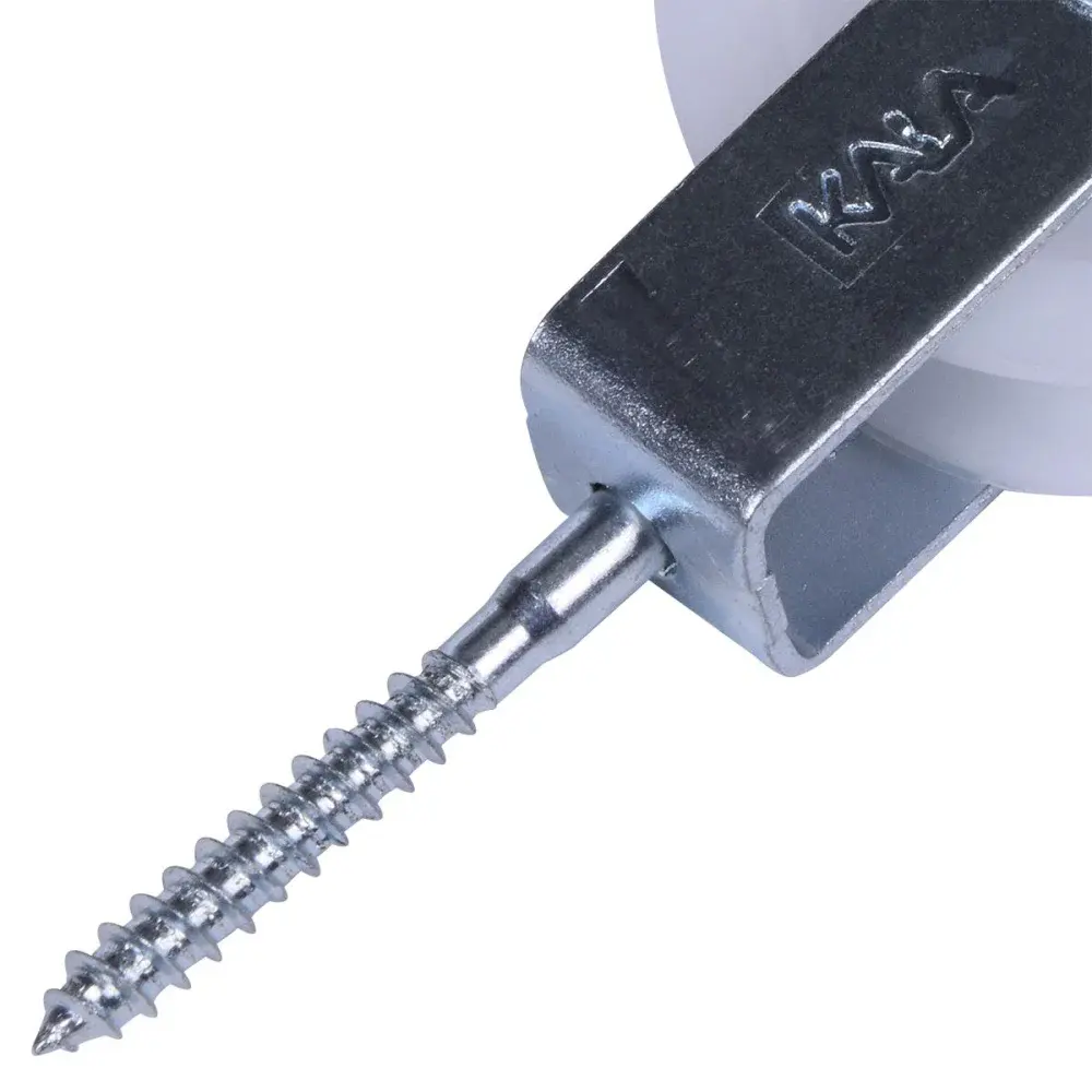 Roldana plástica com parafuso 4CM capacidade 15KG Kala — fotografia 4