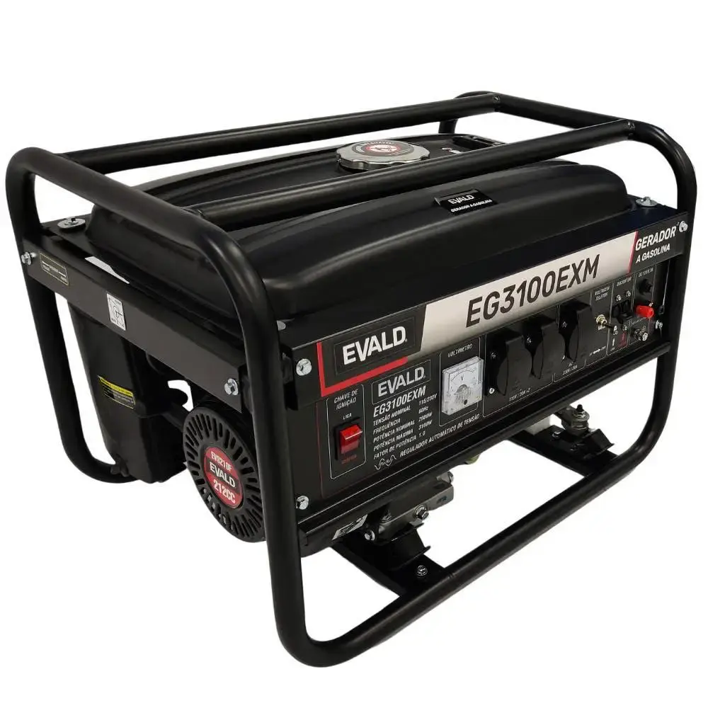 Gerador energia 3,1 KVA + parafusadeira Evald 12V — fotografia 3