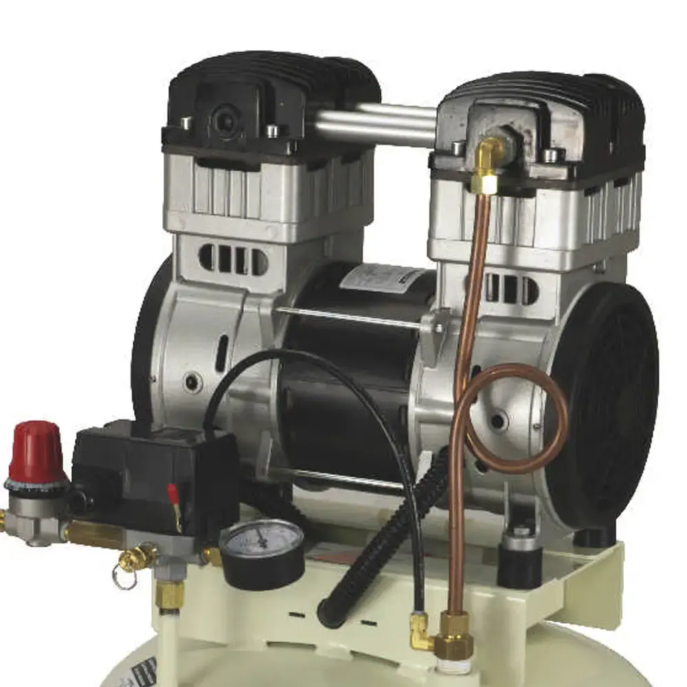 Compressor de ar odontológico 1,5 HP 9 pés 30 litros isento de óleo CSD 9/30 Schulz 110 V — fotografia 3